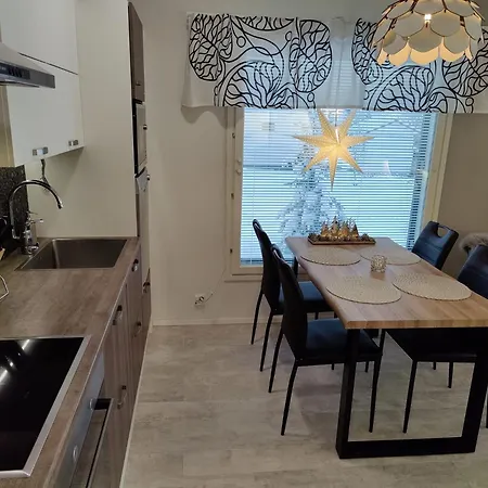 公寓 Nordic Style Home, 80m2, 2 Bedroom, Wi-fi, Sauna, Free Parking 罗瓦涅米