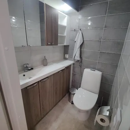 Nordic Style Home, 80m2, 2 Bedroom, Wi-fi, Sauna, Free Parking Apartmán